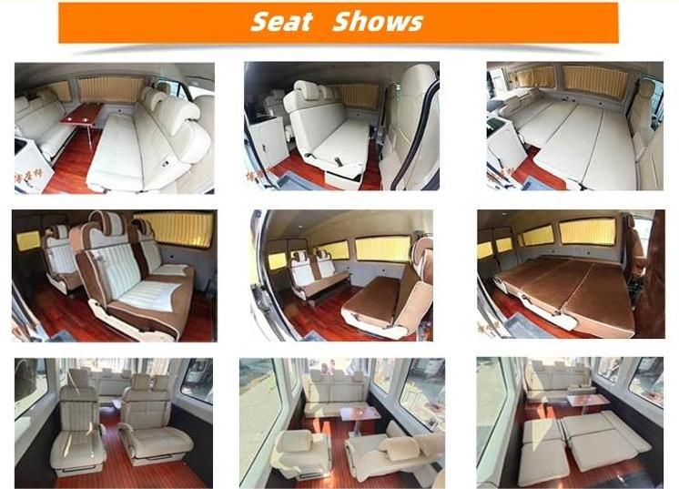 Upgraded V-Class Interior for Mercedes Sprinter RV Folding Seat Bed Camper Van VIP Seats for Toyota Van Buick Savana Models