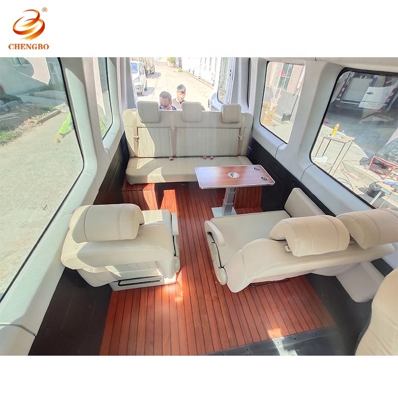 Newest Luxury Leather Motorhome Seat Bed Custom Modified Van Seat Bed Conversion van seat for RV