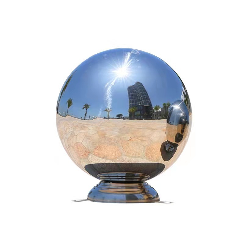 SS304 316 250mm 200mm 150mm large stainless steel hollow ball /metal sphere for decoration