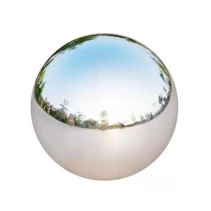 SS304 316 250mm 200mm 150mm large stainless steel hollow ball /metal sphere for decoration