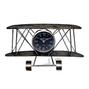 "Airplane" shape metal wall clock