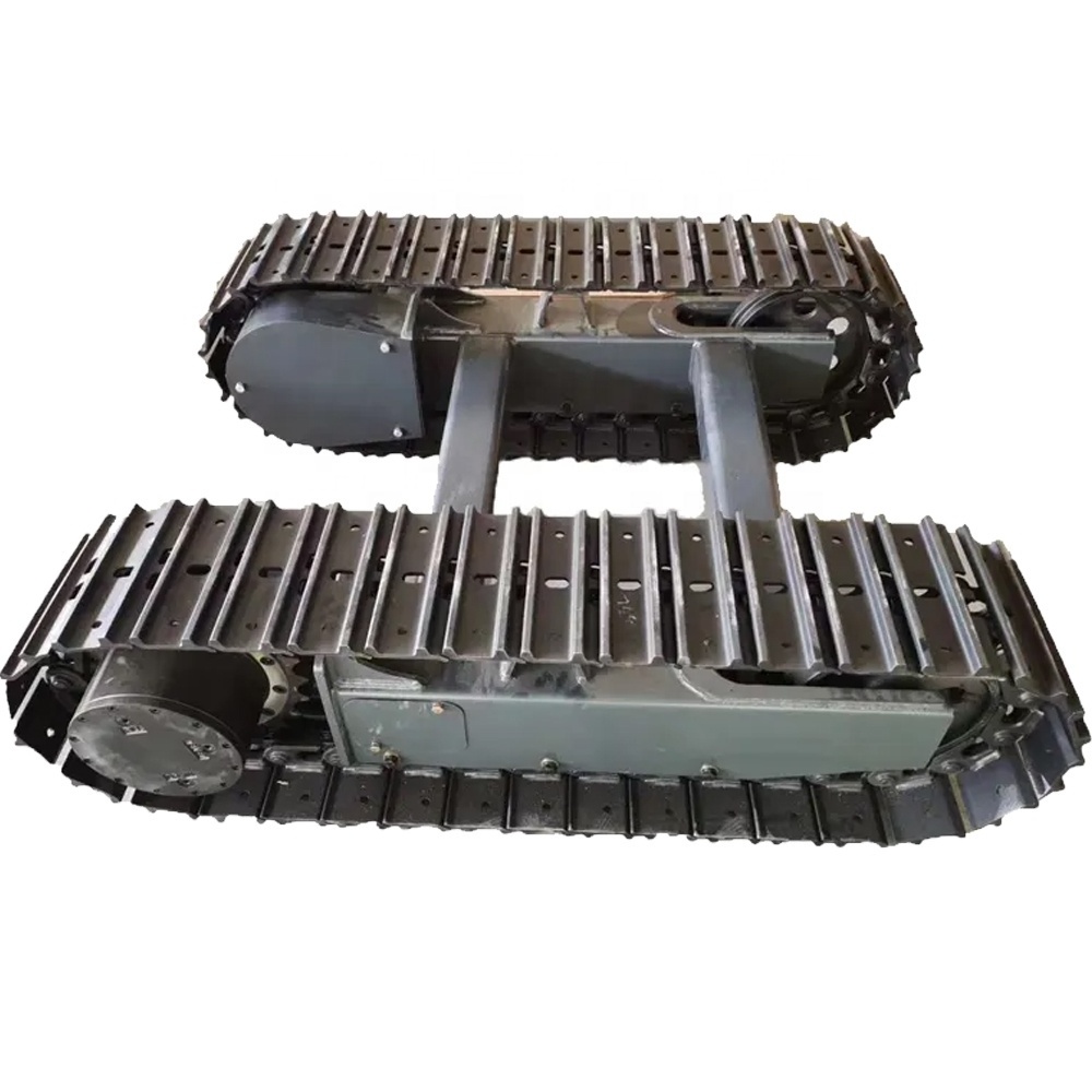 excavator crawler chassis rubber track undercarriage steel track chassis for kubota yanmar komatsu hitachi