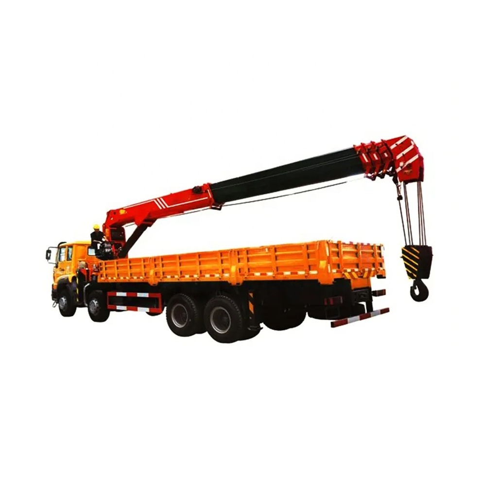 truck mounted crane log trailer with crane timber loader 10 ton truck mounted crane