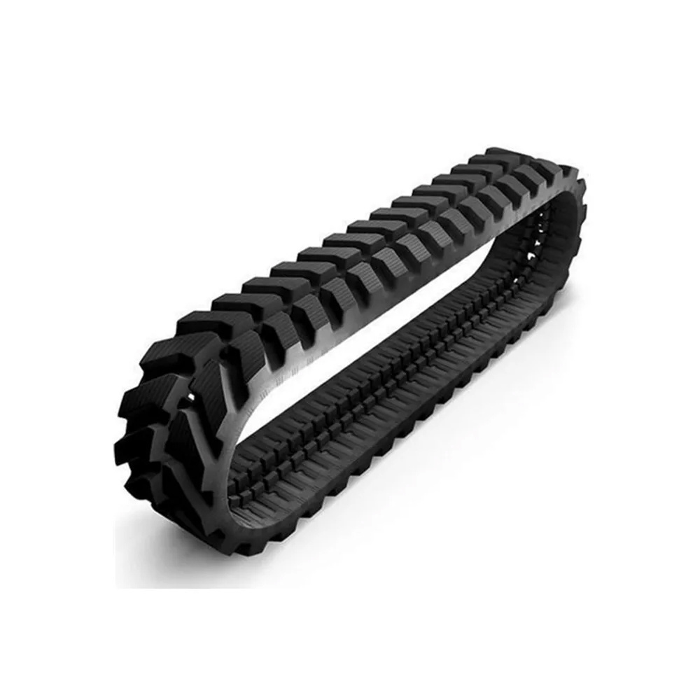 small vehicle rubber track system all terrain rubber track wheel chair caterpillar 312 rubber track shoes 500mm