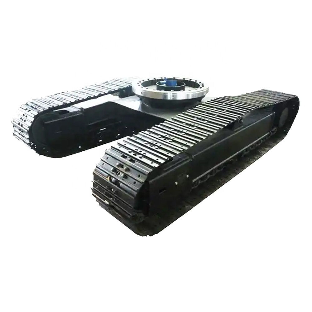 snowblower rubber tracked chassis rubber crawler  tractor rubber track chassis remote control