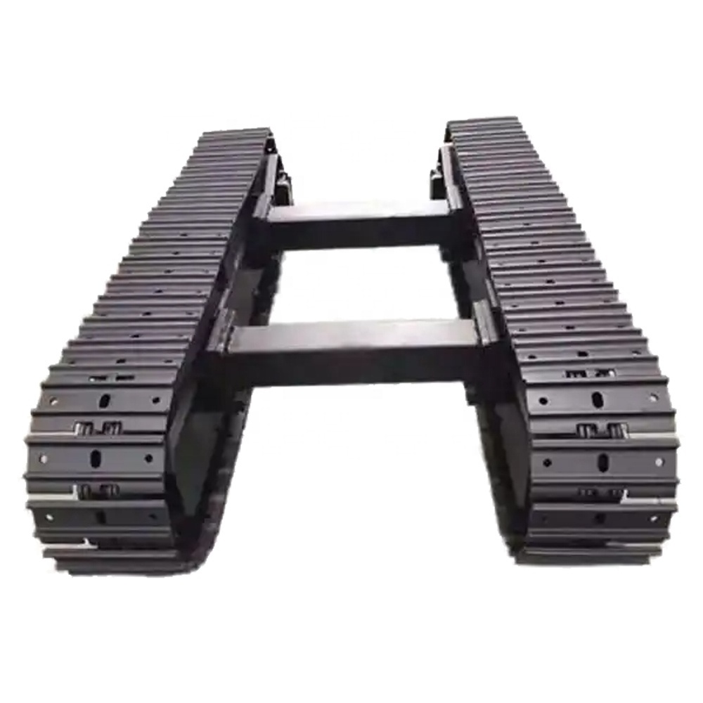 snowblower rubber tracked chassis rubber crawler  tractor rubber track chassis remote control