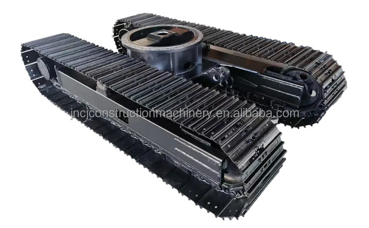 excavator crawler chassis rubber track undercarriage steel track chassis for kubota yanmar komatsu hitachi