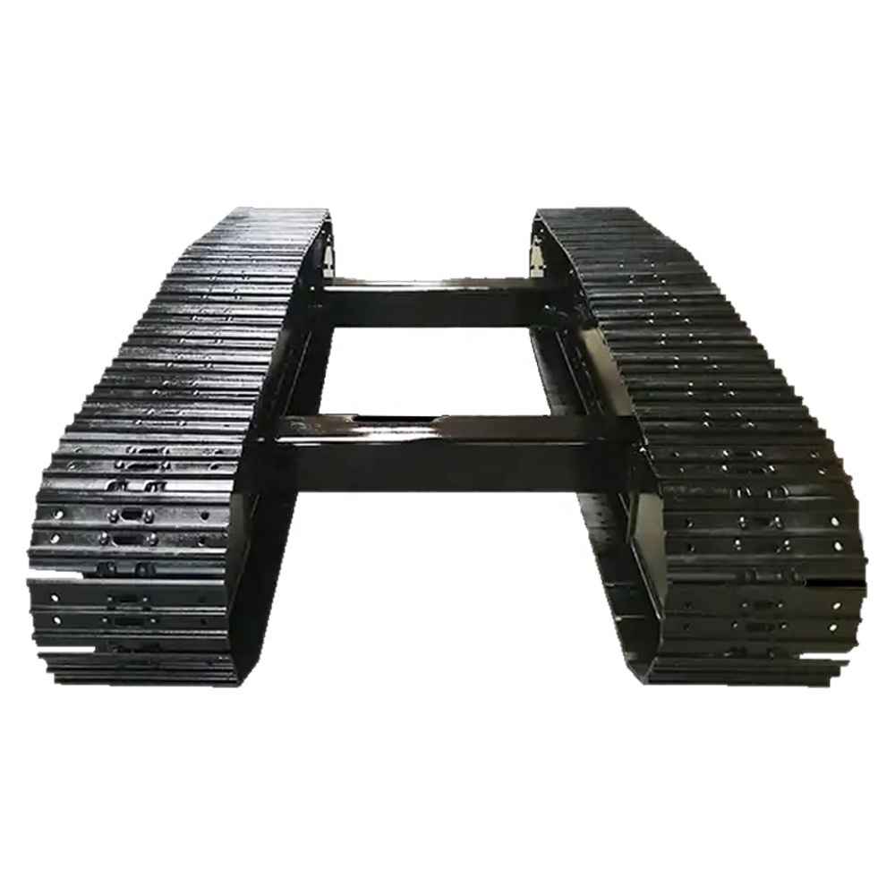 snowblower rubber tracked chassis rubber crawler  tractor rubber track chassis remote control