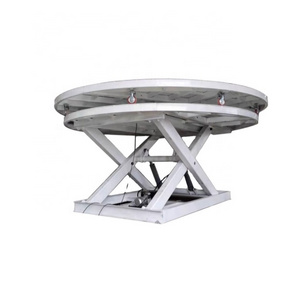 car rotating platform 360 degree display rotating hydraulic stage garage car turntable Rotating Lift Stage