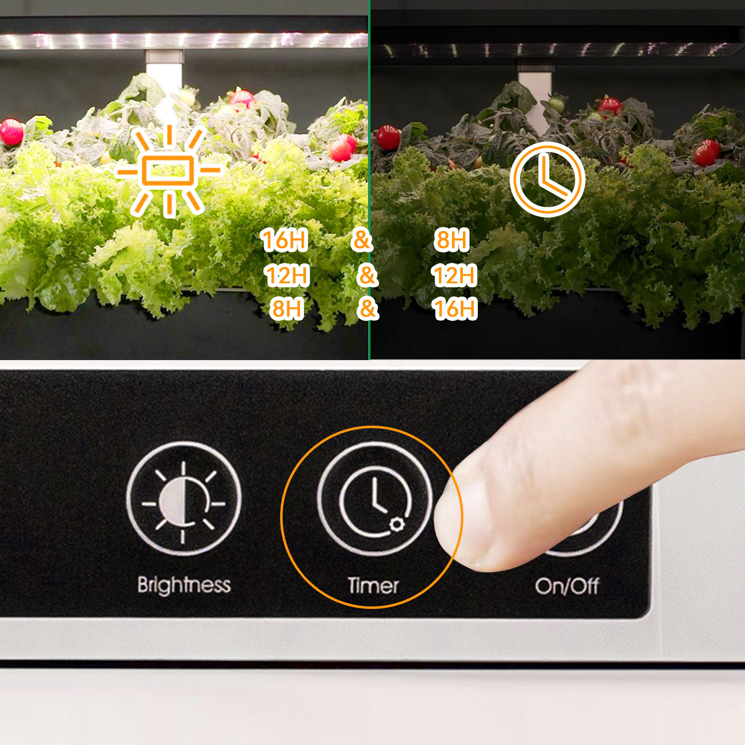 J&C Minigarden indoor hydroponic growing system garden creative smart home grow light