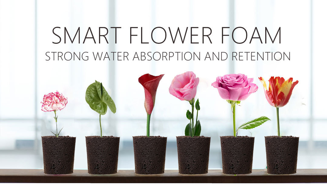 Plant Propagation Smart Sponge Soil Floral Design Grow Medium Nutrient Peat Blocks For Cut Flowers Plants Growing