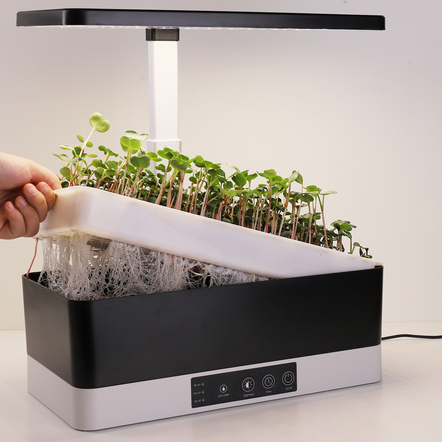 plant light spectrum microgreen grow light greenjoy indoor herb garden starter kit sprout grow light fixtures