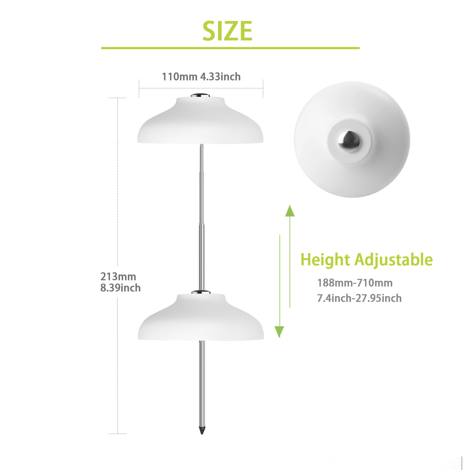 Factory Direct Sale Umbrella Grow Light Height Adjustable Plant Growth Light Full Spectrum Led Grow Lights For Indoor Plants