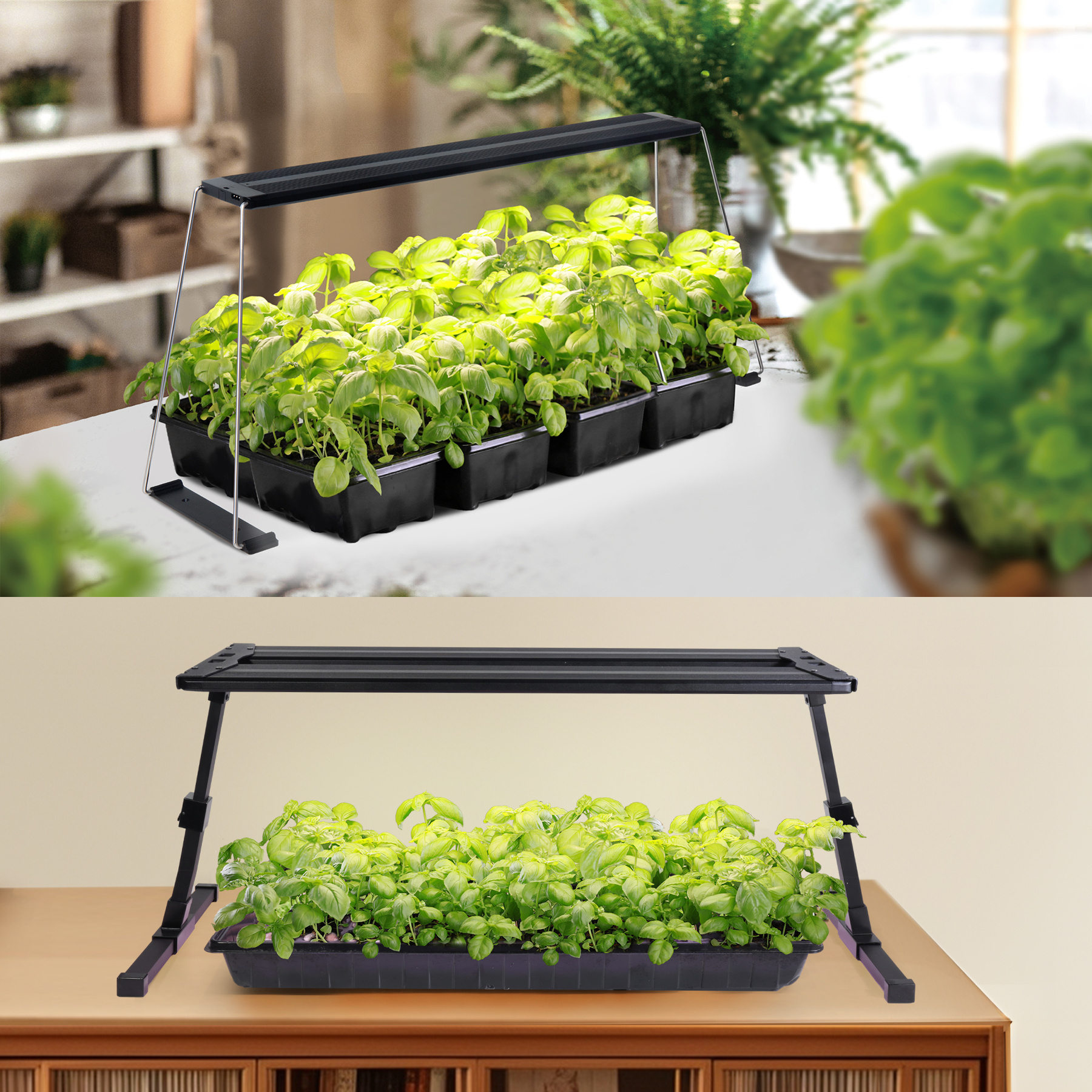 LED Seeding Start fixture with Grow Light indoor plant smart grow indoor led grow light for lettuce Sprouting Kit plant grow set