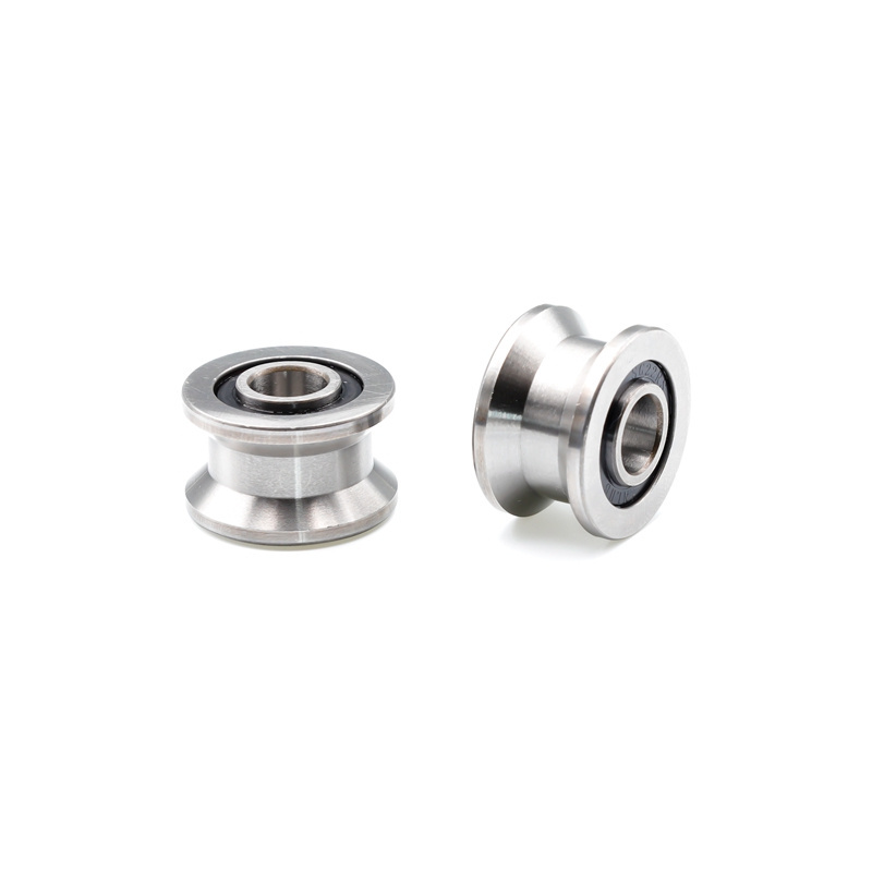 T16.5 T22 T28 T30 T32 SG22 U Shaped Ball Bearing Deep Groove with 2RS Seals Sliding Roller Bearing Flat Track Groove Pulley