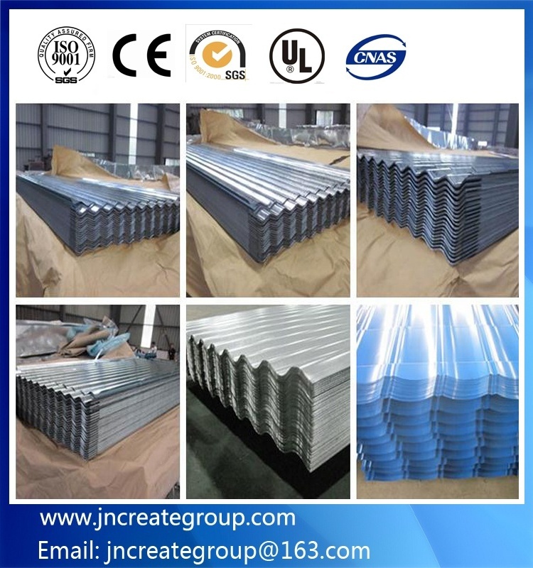 zinc aluminium corrugated steel roofing sheets