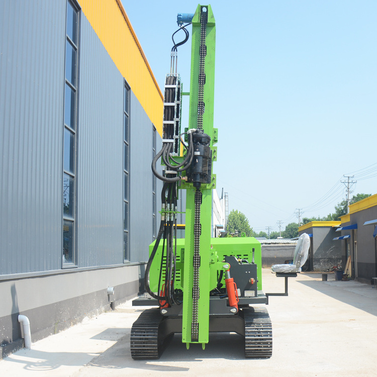 Hydraulic Solar Helical Pile Machine drop hammer vibrating pile driving machinery post ram machine pile driver