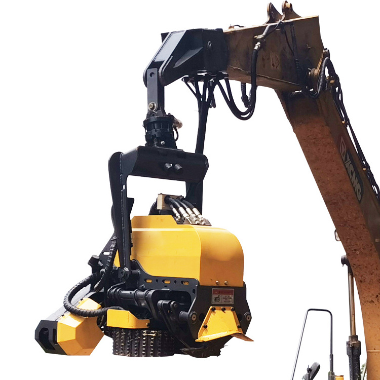 Excavator logging machine Automatic hydraulic tree cutting machine Agricultural tree cutting machine