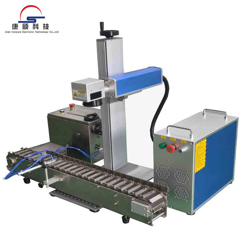 pen laser printer for pen flying fiber laser marking machine mark laser machine with conveyor belt for pen