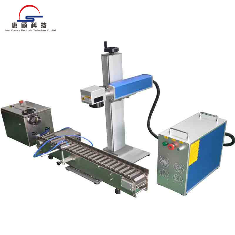 pen laser printer for pen flying fiber laser marking machine mark laser machine with conveyor belt for pen