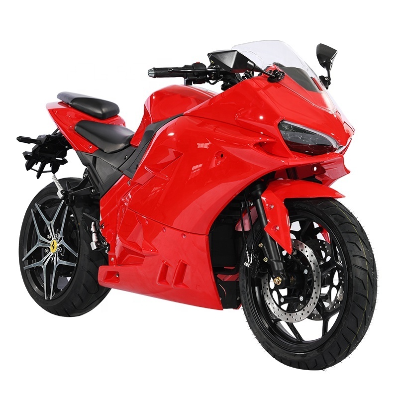 1000CC hot selling electric motorcycle single side swing arm 72V60AH 3000W electric motorcycle racing