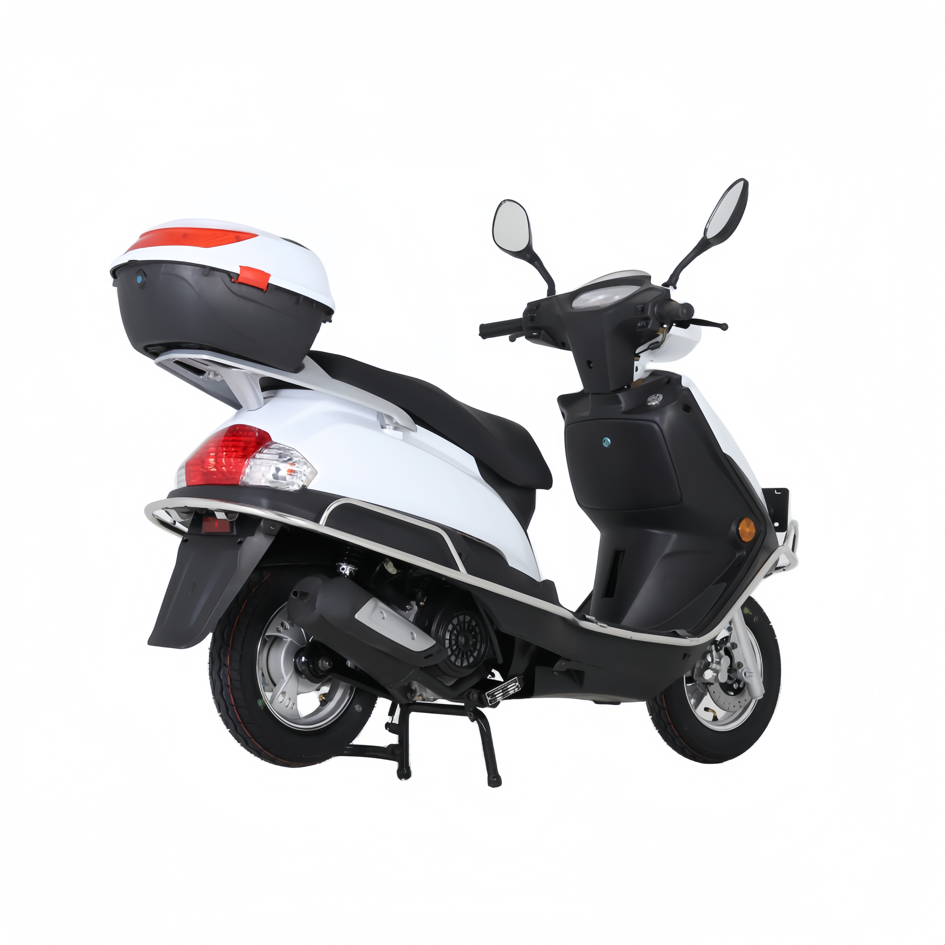 Wholesale petrol motorcycle moped 150cc adult gas scooter cheap mini petrol moped fuel scooter