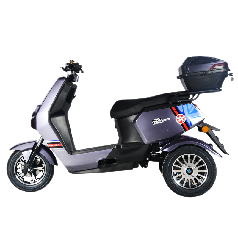 Cheap handicapped trike powerful 3 wheels Lithium Battery mobility electric scooter disability with padals for adults/elderly