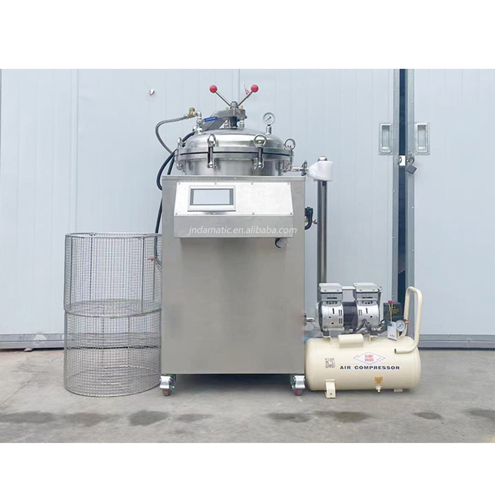 75 100 150 Litre Large High Pressure Sterilizer Spice Food Bag Retort Sterilization Machine For Autoclaving Canning Cooker Price