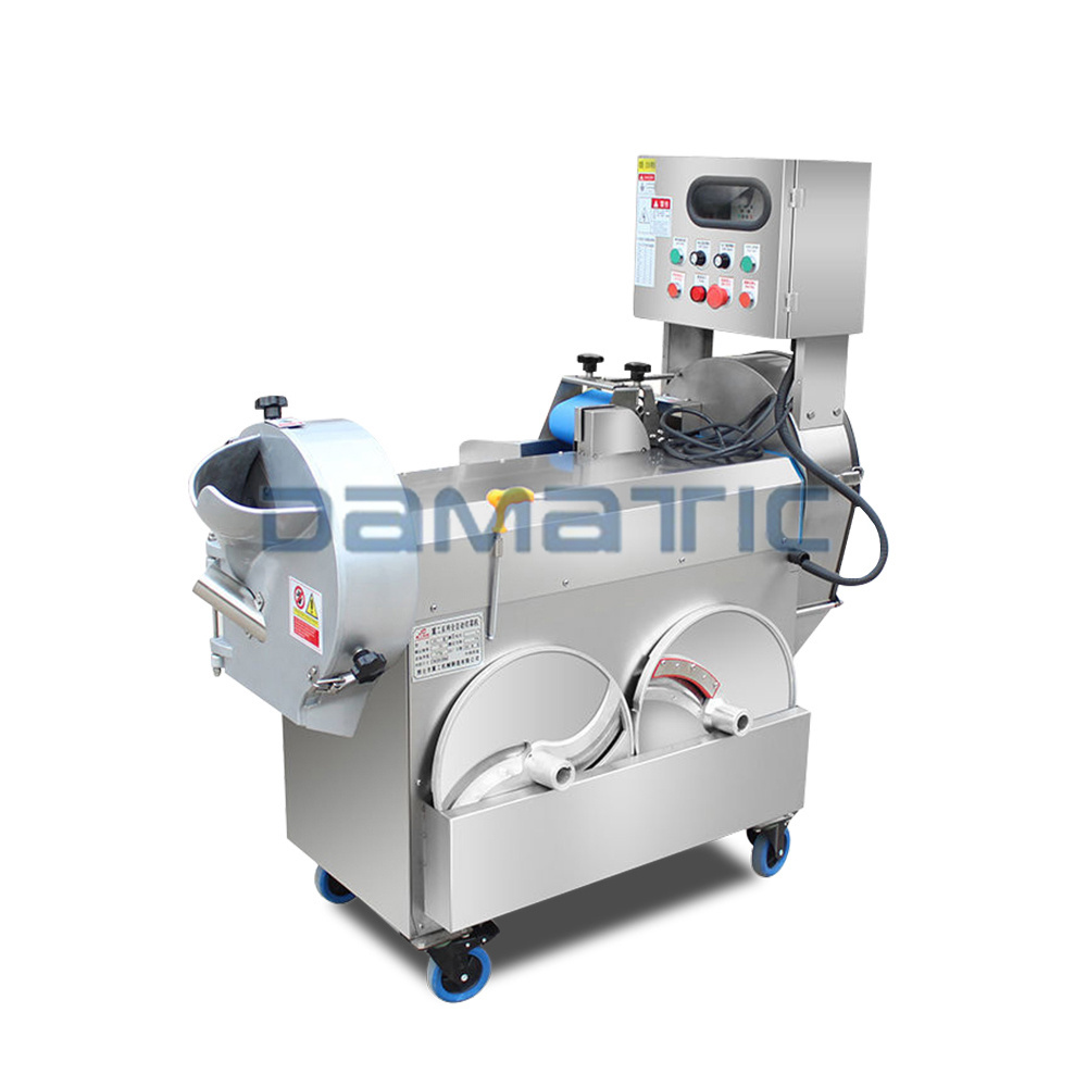 Electric SUS304 Automatic Cabbage Carrot Potato Vegetable Cutting Machine Vegetable Chopper Machine Vegetable Dicer Machine