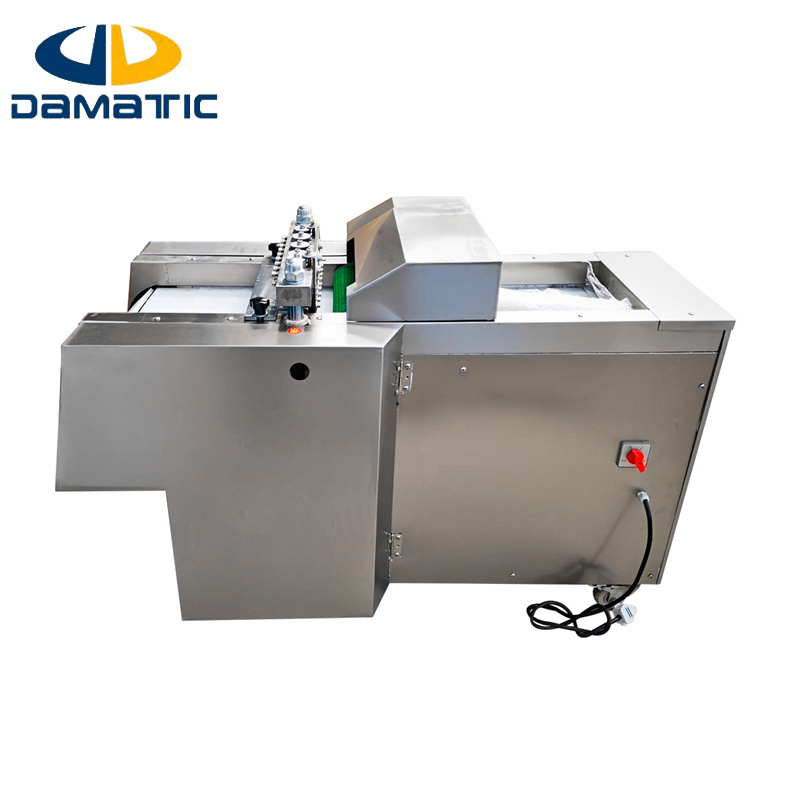 Meat Cutting Processing Equipment Slice Deli Meat Dicer Strip Nuggets Chicken Bone Cube Cutter Machine Fresh Meat Slicer Blade