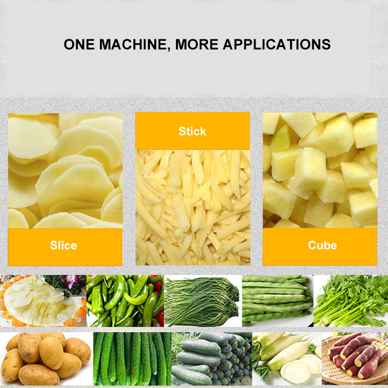 Fruit Plantain Banana Lemon Pineapple Apple Onion Cucumber Potato Carrot Tomato Mushroom Slicer Machine Cutter For Banana Chips