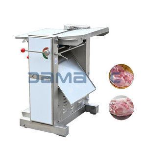 Automatic fresh beef jerky slicer flake pork meat pork skin peeling machine meat slicer