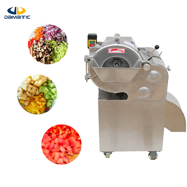 Fruit And Vegetable Avocado Chopper Apple Dicer Cassava Cutter Root Cuber Cutting Vegetables Onion Dicer Machine With Container