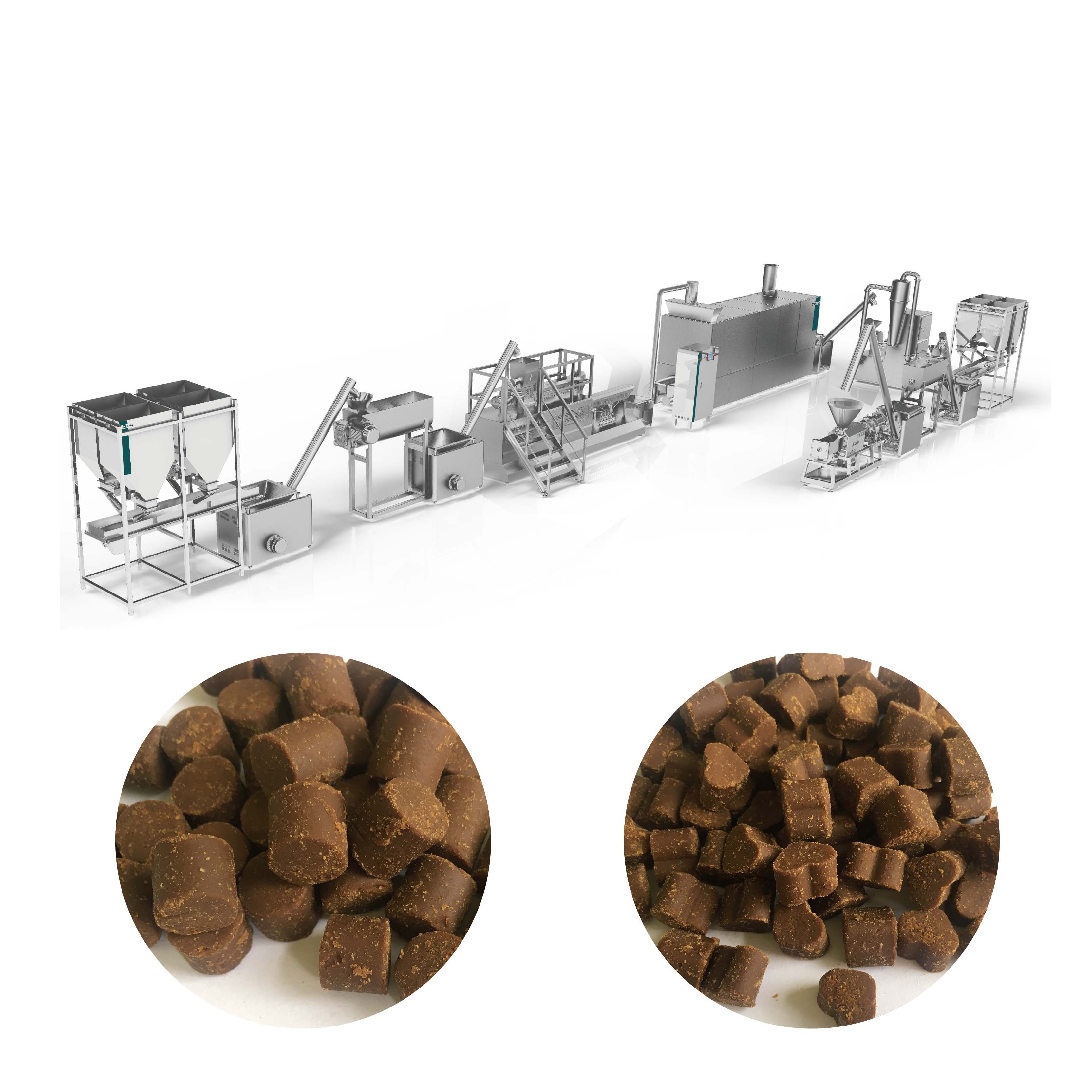 Pet Treats Snack Food Extruder Pet Chew Snack Food Production Line Semi moist pet food machine