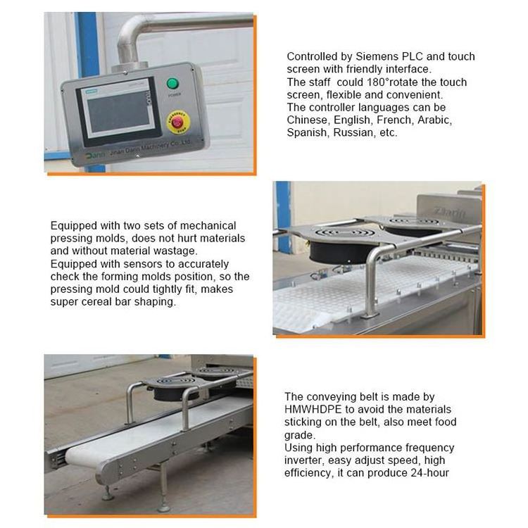 High quality wholesale chocolate bar making machine fully automatic protein bar extruder machine