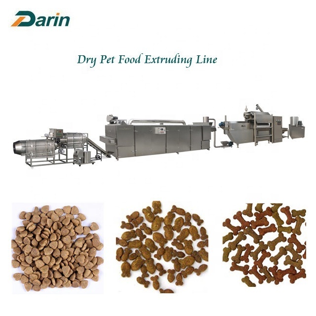 Stainless Steel pet food making machine dog cat bird fish feed processing line automatic feed equipment