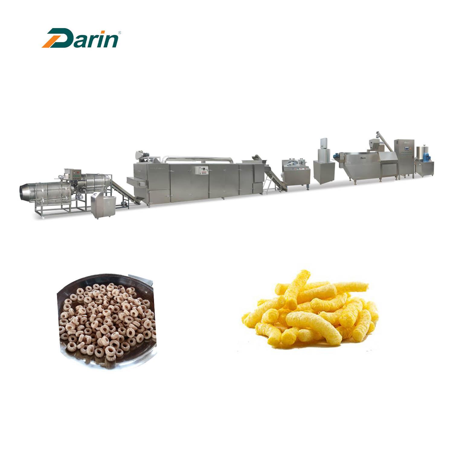 factory price rice corn chips puffing machine rice wheat corn puff snack extruder machine price