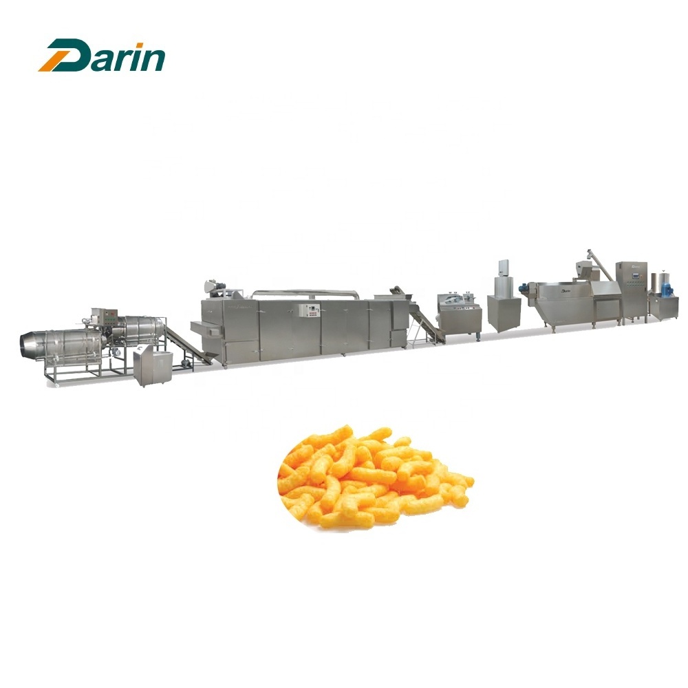 factory price rice corn chips puffing machine rice wheat corn puff snack extruder machine price