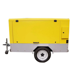 Diesel engine driven   mobile screw air compressor for water well drilling rig