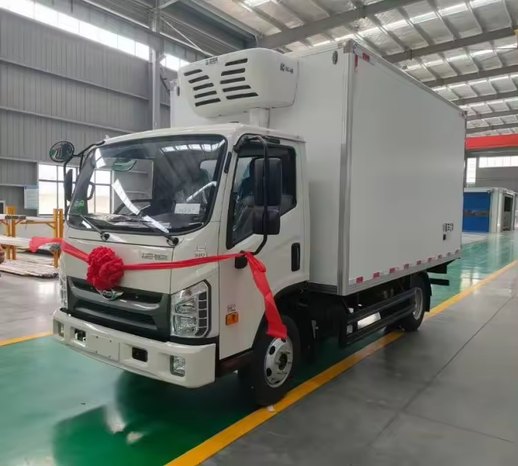 4.2m Foton Times Pilot H2 refrigerated truck refrigerator cooling van