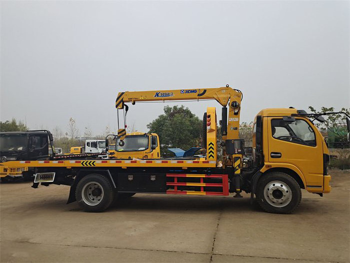 EURO 5 Dongfeng 8 tons slide rotator wrecker for sales