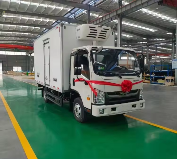 4.2m Foton Times Pilot H2 refrigerated truck refrigerator cooling van