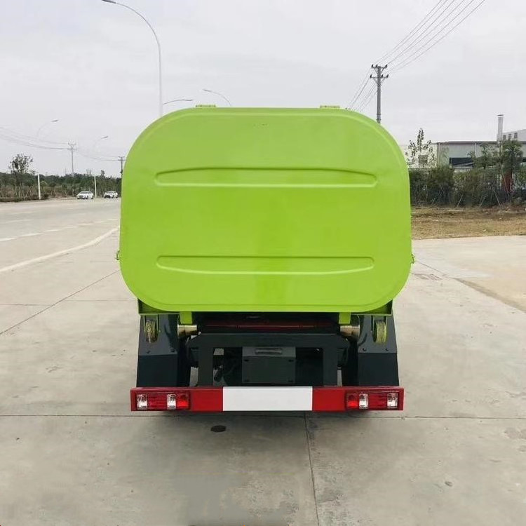 Mini garbage truck road on road off bin hook lifter garbage truck