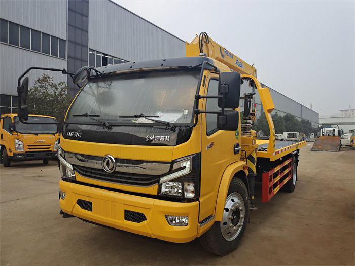 EURO 5 Dongfeng 8 tons slide rotator wrecker for sales