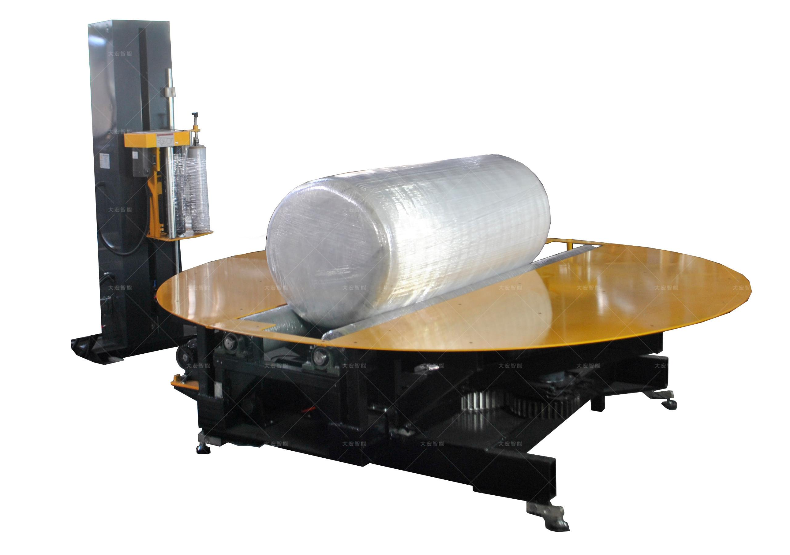 Auto paper roll pallet wrapper Stretch  film wrap machine paper wrapping machine