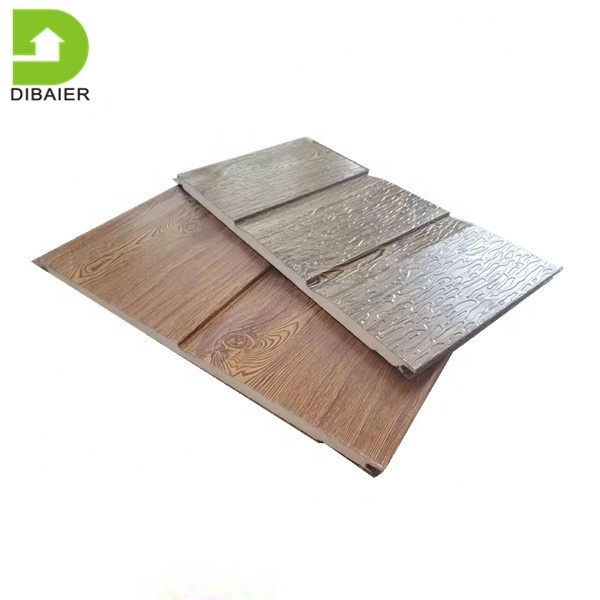 Facade wood texture insulation wall cladding siding panels exterior home decor