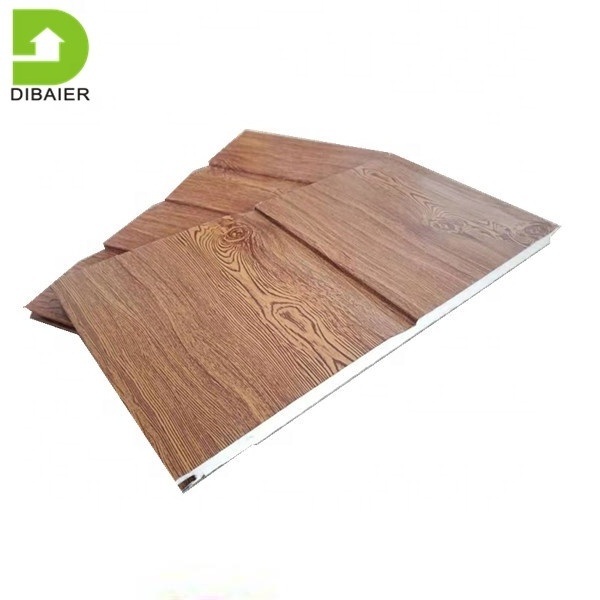 Facade wood texture insulation wall cladding siding panels exterior home decor