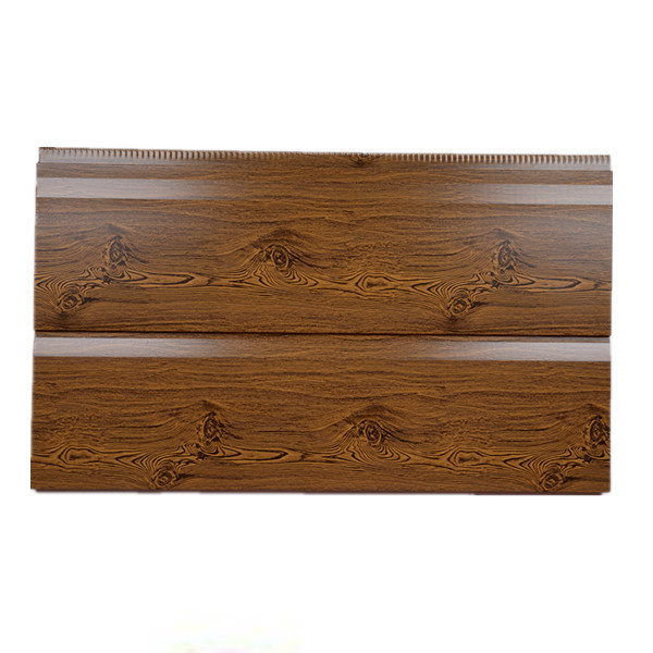 Lightweight pu sandwich panel external decoration oak wood decorative covering wall panel