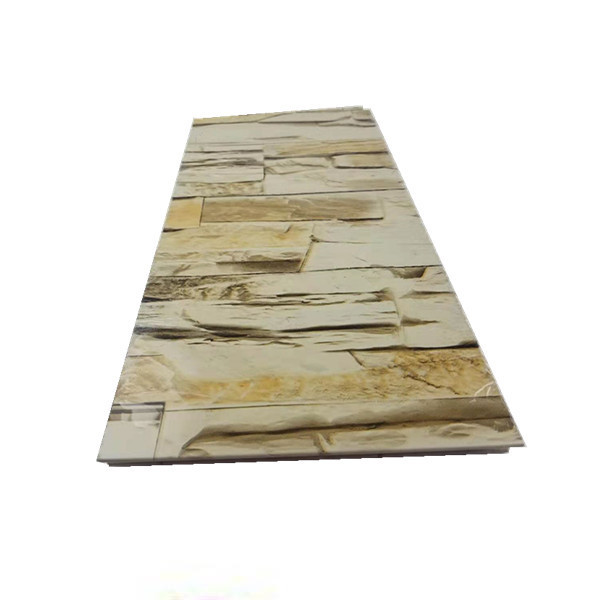 High hardness polyurethane faux stone panel artificial stone pu external wall metal insulation board panel