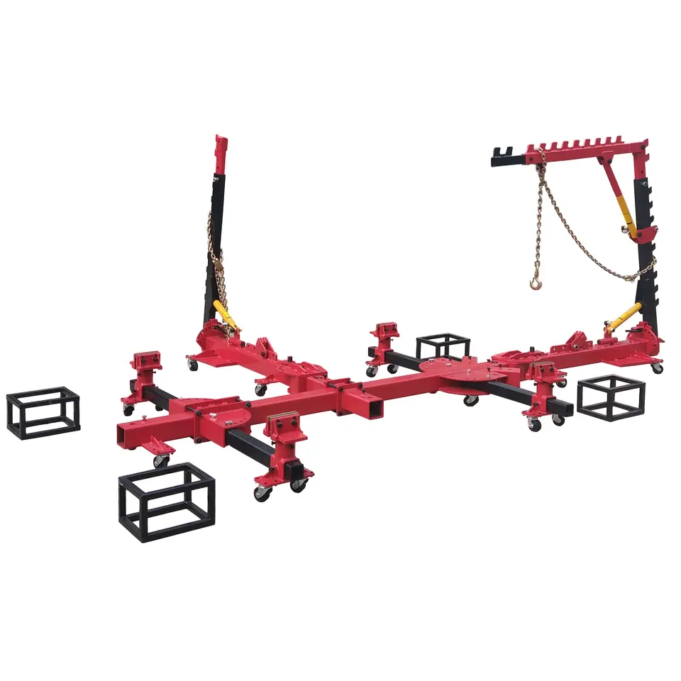 Hot Sale 3000kg Automotive Chassis Frame Bench body collision accident quick repair system Pulling Machine Frame straightener